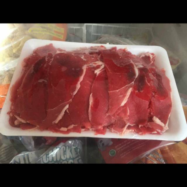 

Sirloin slice non lemak 500 gr 52.000