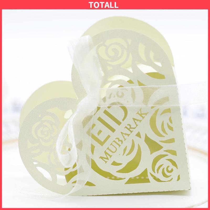 COD Pernikahan Idul Fitri Hollowed Out Rose Wedding Candy Box Ramadan Love Candy Box Kotak Cokelat-Totall