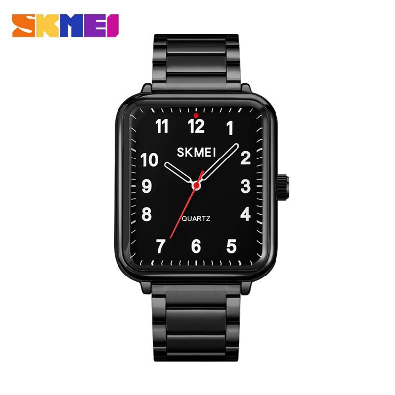 SKMEI 1955 Jam Tangan Wanita Analog Business Watch Tali Stenlis WATCHKITE WKOS