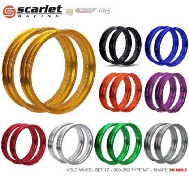 Velg Scarlet Klx Dtracker CRF WR Supermoto