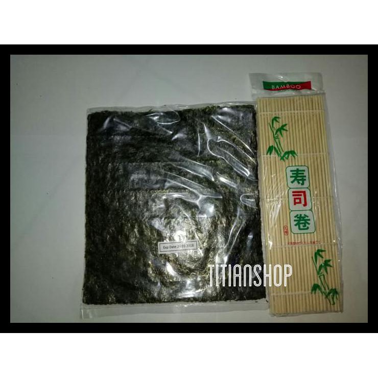 

(Murah!!) Sushinori Takaokaya 10Sheet Lembaran Rumput Laut Dan Sushimat