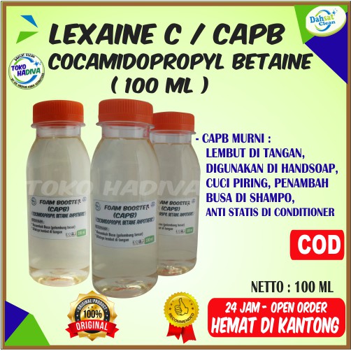 Lexaine C  / CAPB / Cocamidopropyl betaine / Foam Booster lembut di tangan mengurangi Iritasi Kulit