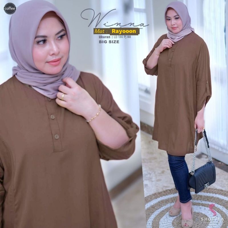 WINNA TUNIK (BIG SIZE) ORIGINAL BY SHOFIYA