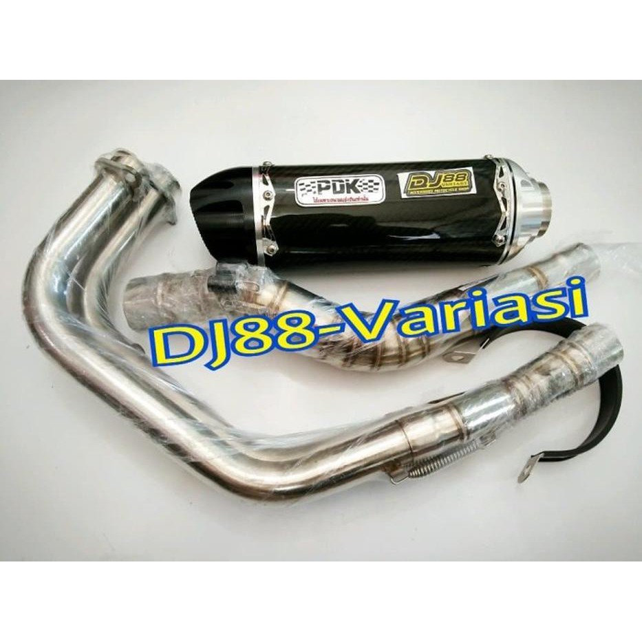 *Otomotif* Knalpot PDK NInja 250 fi 2018 full system PDK CNC Carbon thailand