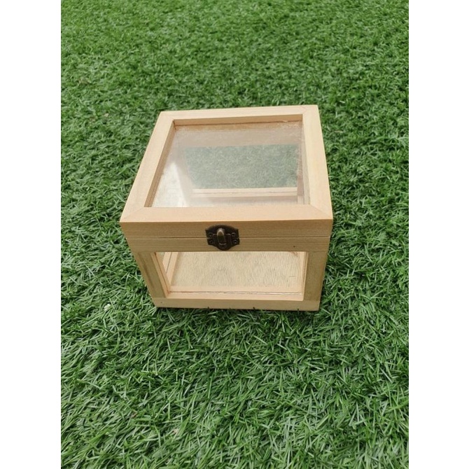 

[COD] Kotak Full Akrilik Frame Kayu 10 x 10 x 10 [COD]