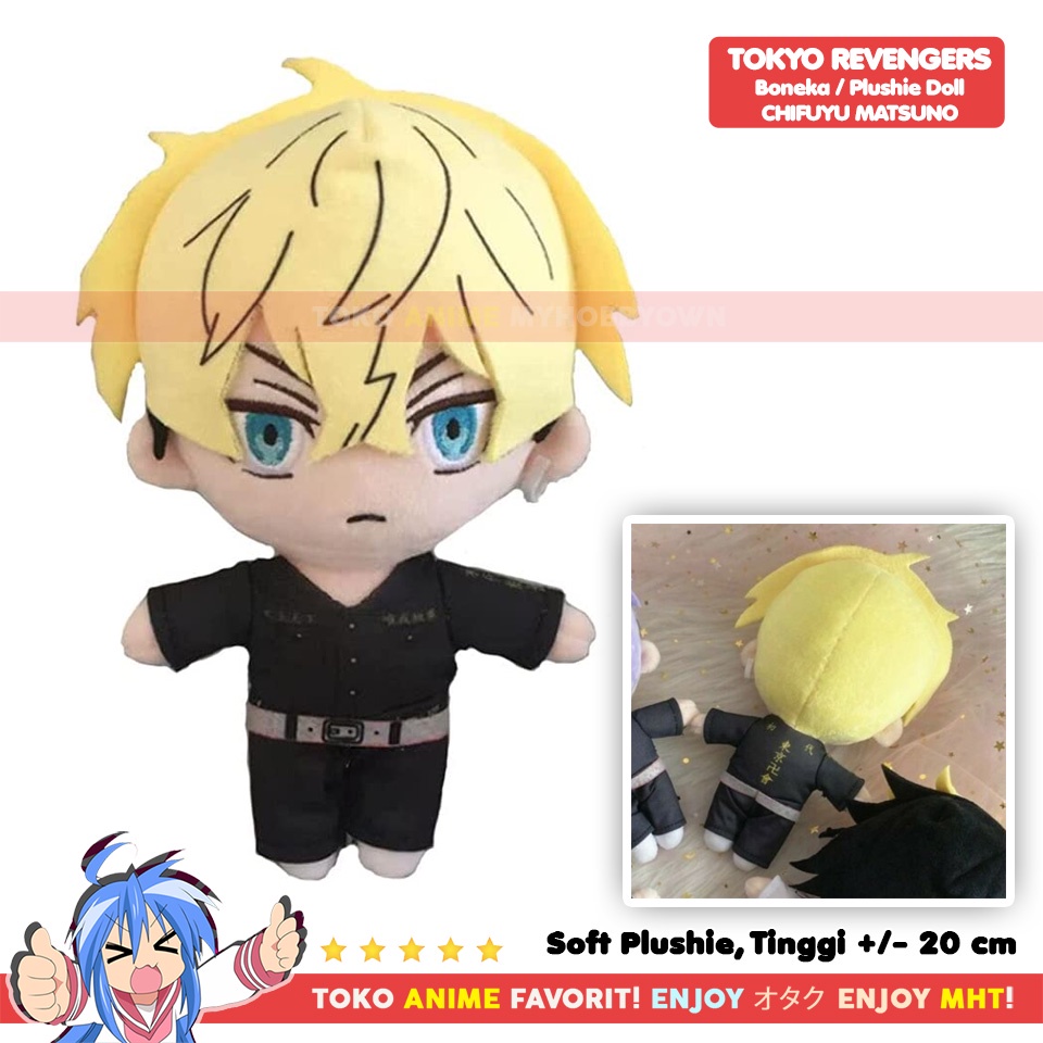 Boneka Anime Tokyo Revengers Plushie Doll Mikey Draken Takemichi Sano Manjiro Ryuguji Ken Hanagaki Tokyo Manji Chifuyu Matsuno