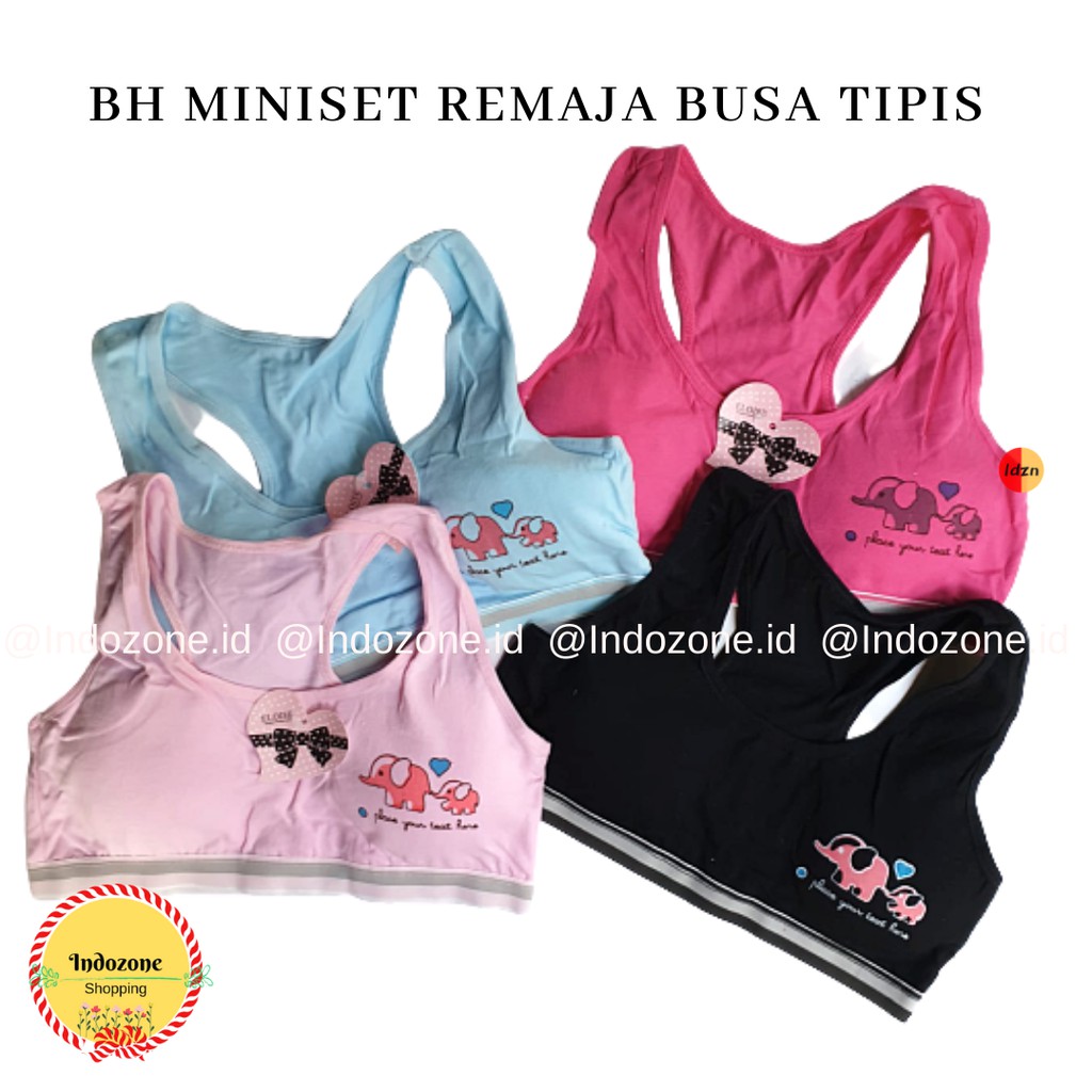 BRA Miniset Remaja Import Eloise Busa Tipis Non Kawat Wanita Dewasa