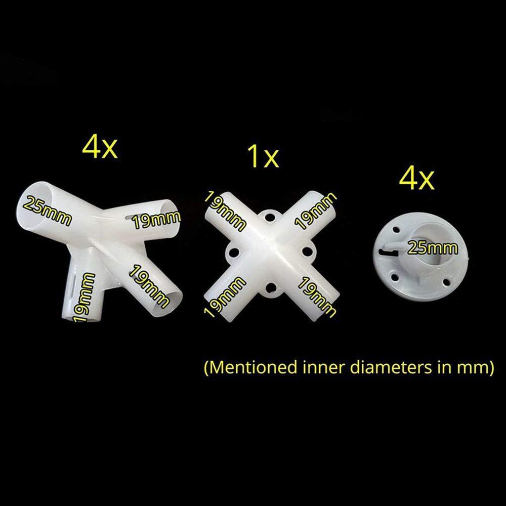 Bagian Kaki Tenda Nanas High Quality Outdoor Tent Camping 25/19mm Konektor Tenda