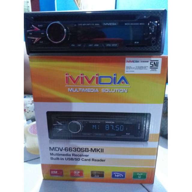 Single din dvd Mvidia MDV 6630SB MKII