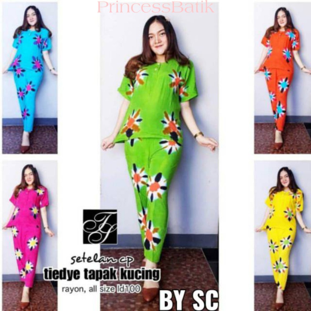 SETELAN CP TIEDYE TAPAK KUCING PIYAMA LUCU PIYAMA BATIK SETELAN CP TIEDYE TAPAK KUCING PIYAMA LUCU PIYAMA BATIK