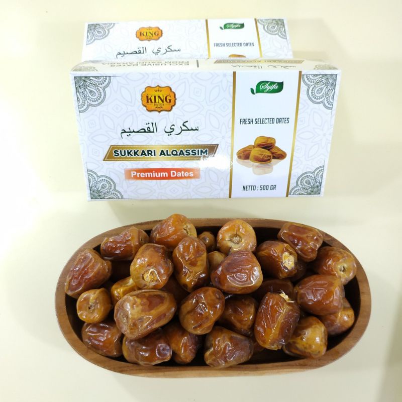 

KURMA SUKARI BASAH KING DATES 500GR - KURMA SUKARI AL-QASSIM - SUKARI SYIFA