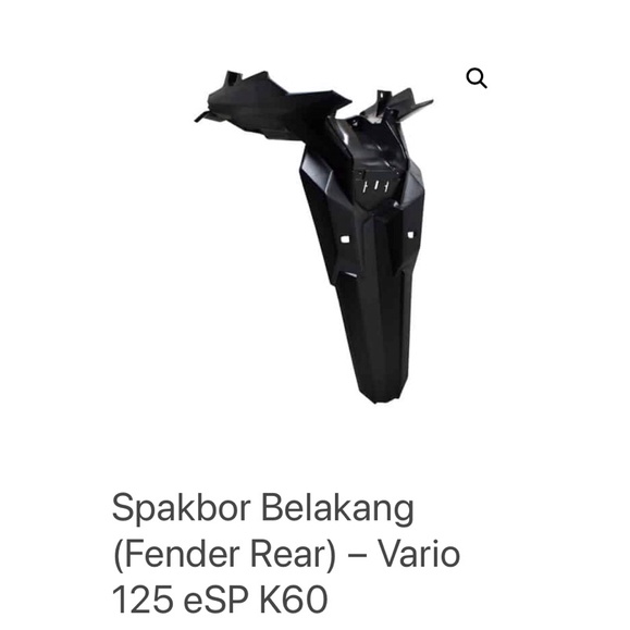 80100K59A10 Spakbor Belakang  Ekor Rear Fender Vario 125 Led &amp; Vario 150 Led K59 2015 2016 2017 8010AK59A10