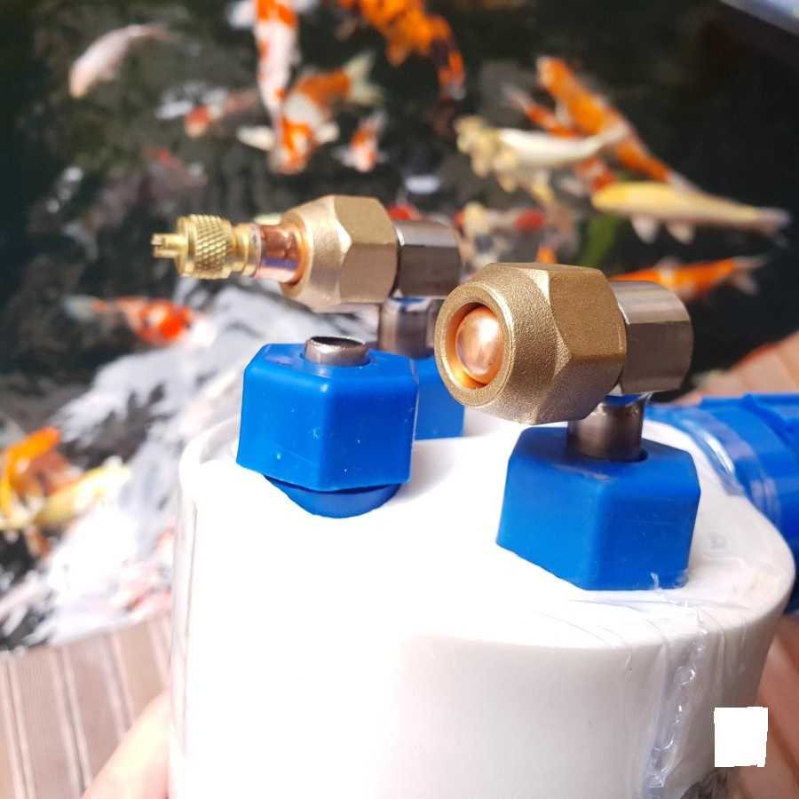 Titanium Evaporator Coil water Chiller Pendingin kolam Koi 2 HP