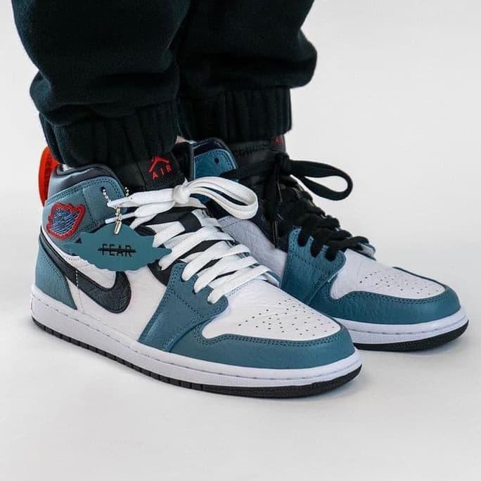 ■ BANTING HARGA SEPATU BASKET PRIA MURAH■ SEPATU NIKE AIR JORDAN 1 MID FEARLESS FACETASM ON SALE