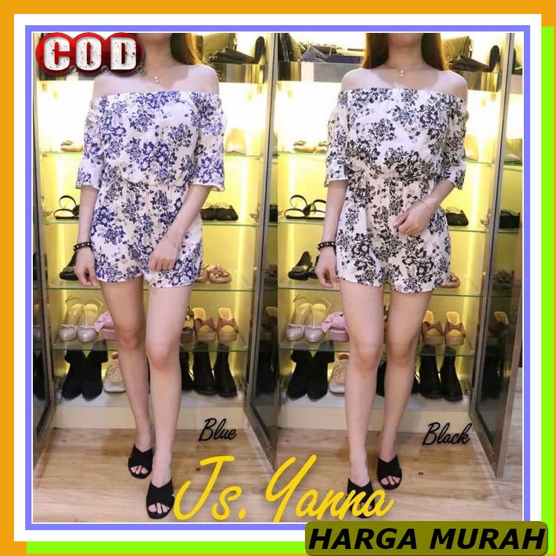 Jumpsuit Import Dengan Inner Original Vivorie Overall Polos Korea EW978 [Js Yanna Bc]Jumpsuit Wani