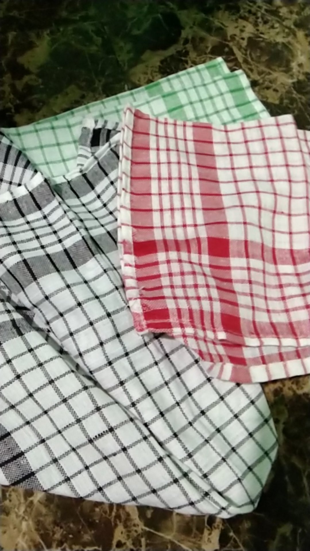 3pc Kain Lap Kotak Serbet /lap Piring/ Lap Dapur Serbaguna