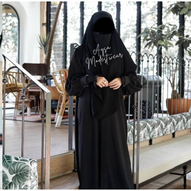 Preloved Cantik Abaya Aqsamodestwear