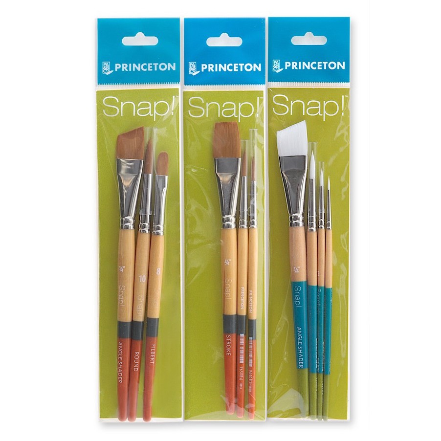Princeton - Snap Synthetic Short-Handle Brush Set