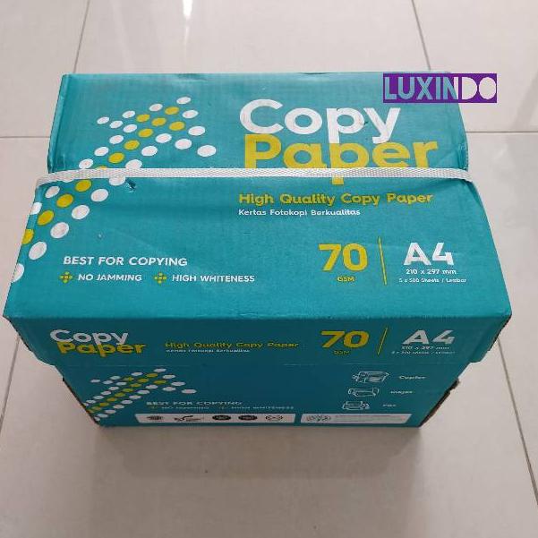 

Diskon Bulan ini!! KHUSUS REGULER - Kertas HVS A4 70gsm Copy Paper / Maxi Brite / PaperOne / PP Lite / Sidu (isi 1 rim) njkd508
