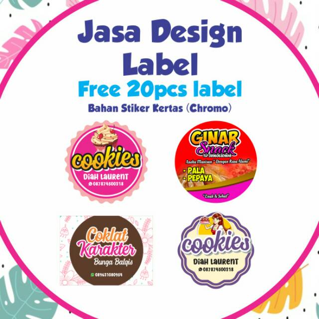 

Jasa desain Label Murah free 20pcs