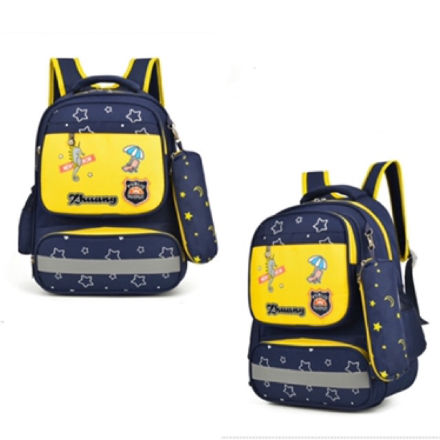 New Backpack Anak For Kids 2020 ZHUYANG LOVE HORSEA Free Kotak pensil / ransel anak Paud TK SD murah