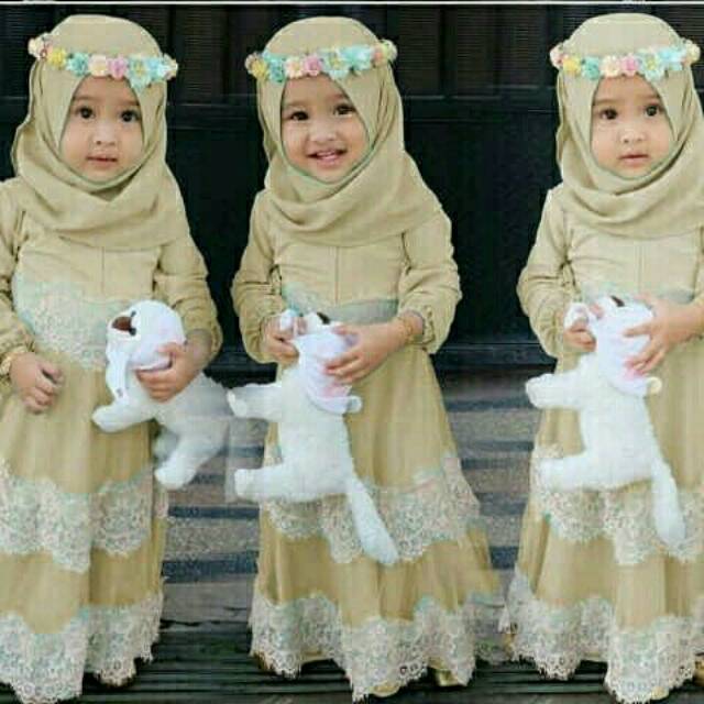 SYARI KID MIRANDA / BAJU SYARI ANAK MODIST / SYARI ANAK CANTIK IMOET
