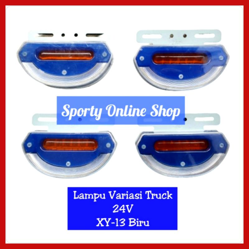 Lampu Variasi Bak Truck 24 Volt XY-13 Isi 4pc