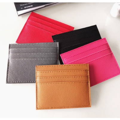 CARD HOLDER 6 SLOT Kartu + 1 SLOT FOR MONEY | Walletcard/ Dompet Kartu Portable Mudah Dibaw