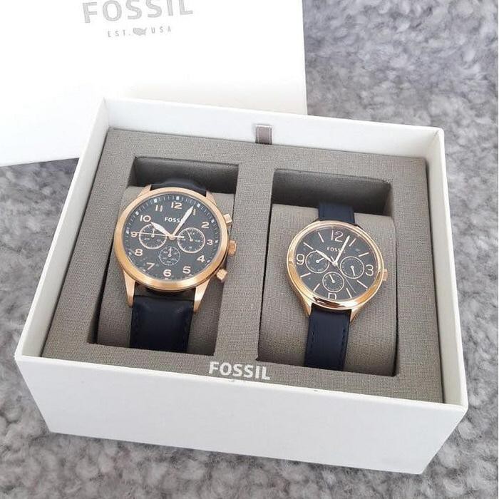 Termurah Jam Tangan Fossil Couple - Bq2186