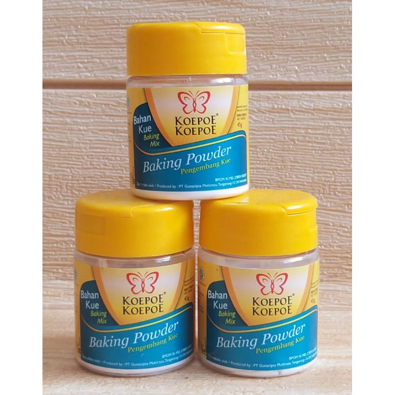 ✔MURAH Baking Powder Koepoe-Koepoe 45gr