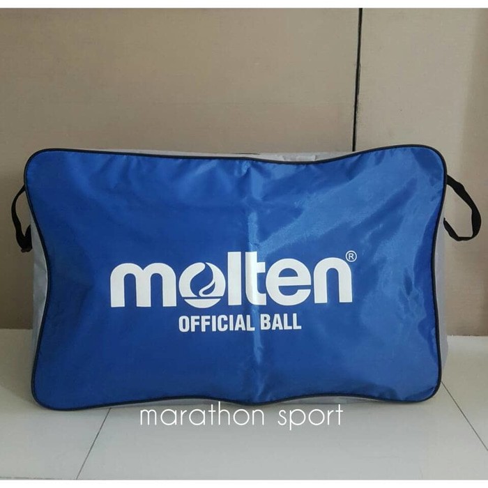 TAS BOLA MOLTEN KOTAK ISI 6 BOLA BASKET TAS OLAHRAGA