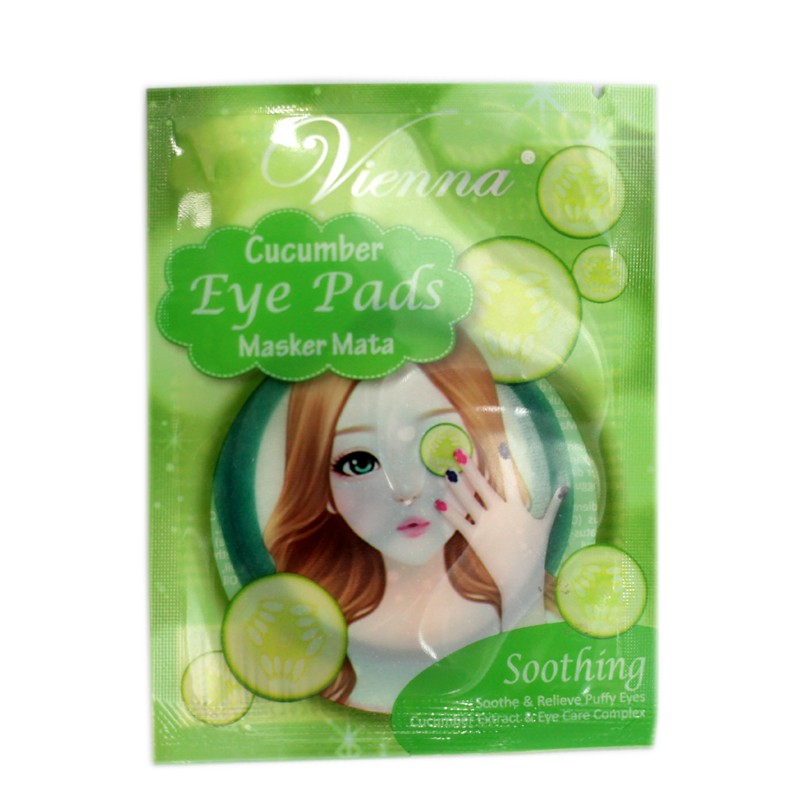 Masker Mata Vienna Cucumber Soothing Eye Pads