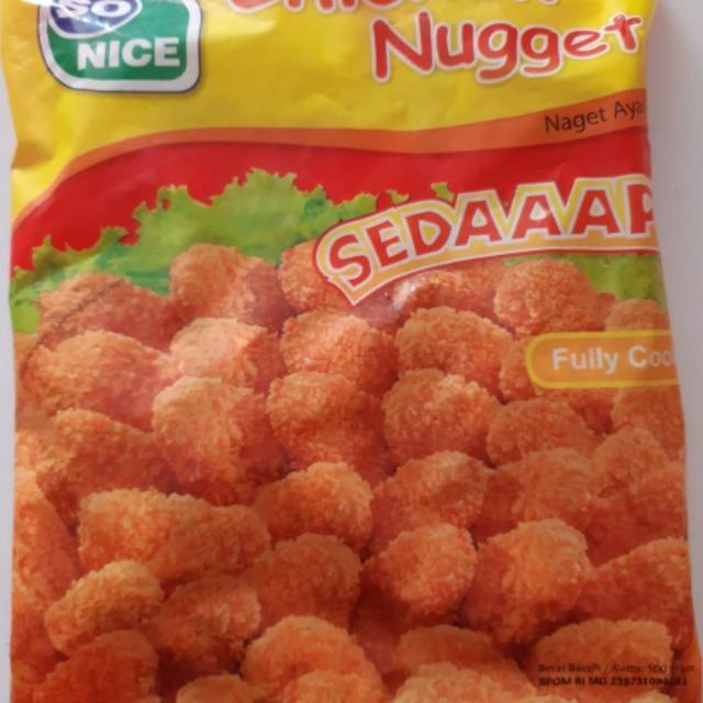 

So Nice Sedaaap Chicken Nugget 500gr / Naget Ayam 500gr