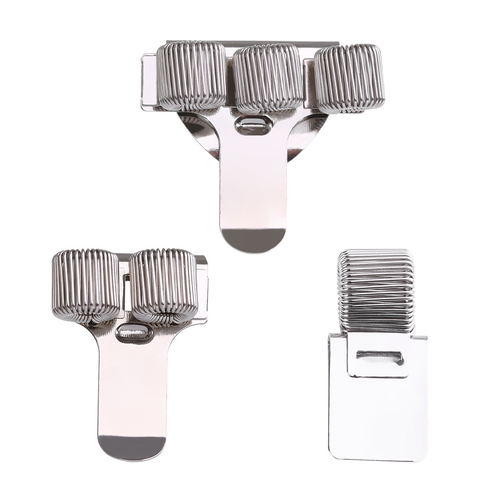 AUGUSTINA Portable Pen Holders Doctors With Pocket Clip Metal Spring Convenient Office Supplies Notebooks Stationery Nurse Single/Double/Triple