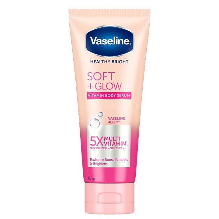 Vaseline Healthy Bright Vitamin Body Serum Soft Glow Hand Body Lotion