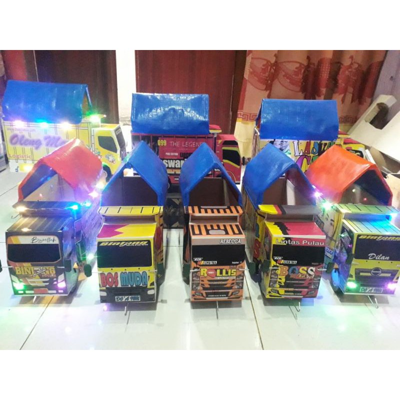 TRUCK OLENG CUSTOME BISA PAKAI NAMA ANAK/ MOBIL OLENG/MAINAN ANAK/MOBILAN/MINIATUR OLENG