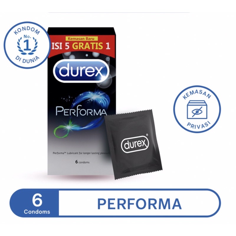 Kondom durex performa bercinta lebih tahan lama ( privasi &amp; packing dijamin aman )