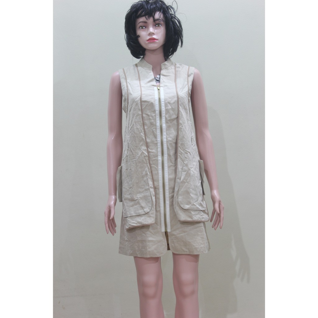 DRESS SFERA ROMPI COKLAT MUDA