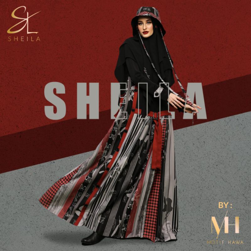 Gamis Syar'i Sheila By Motif Hawa / Kyra Series Original / Syar'i Set Modern Premium Branded / Syar'