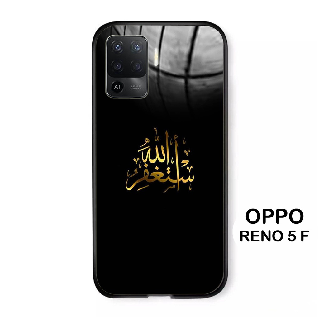 [A51] Softcase Glass Kaca OPPO Reno 5F /Casing Handphone OPPO Reno 5F/ Case Hp OPPO Reno 5F