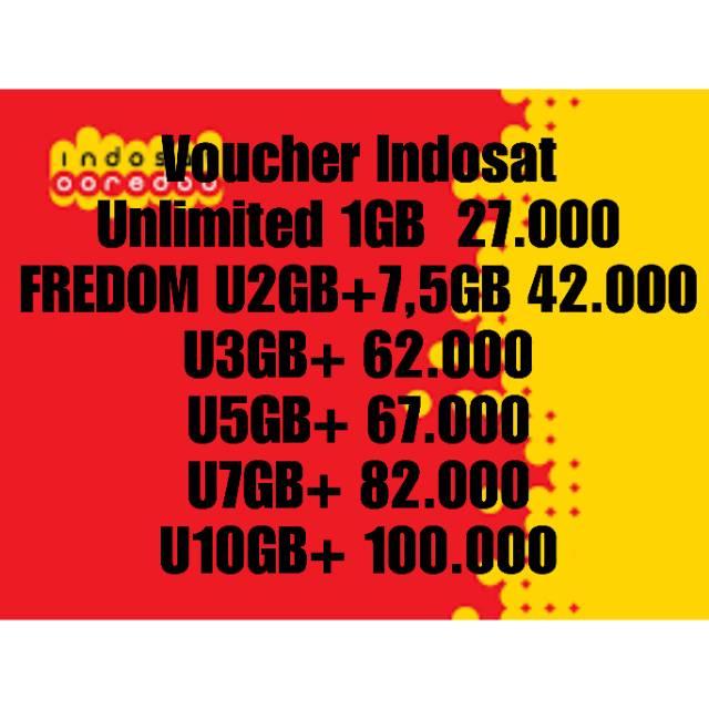 VOUCHER INDOSAT