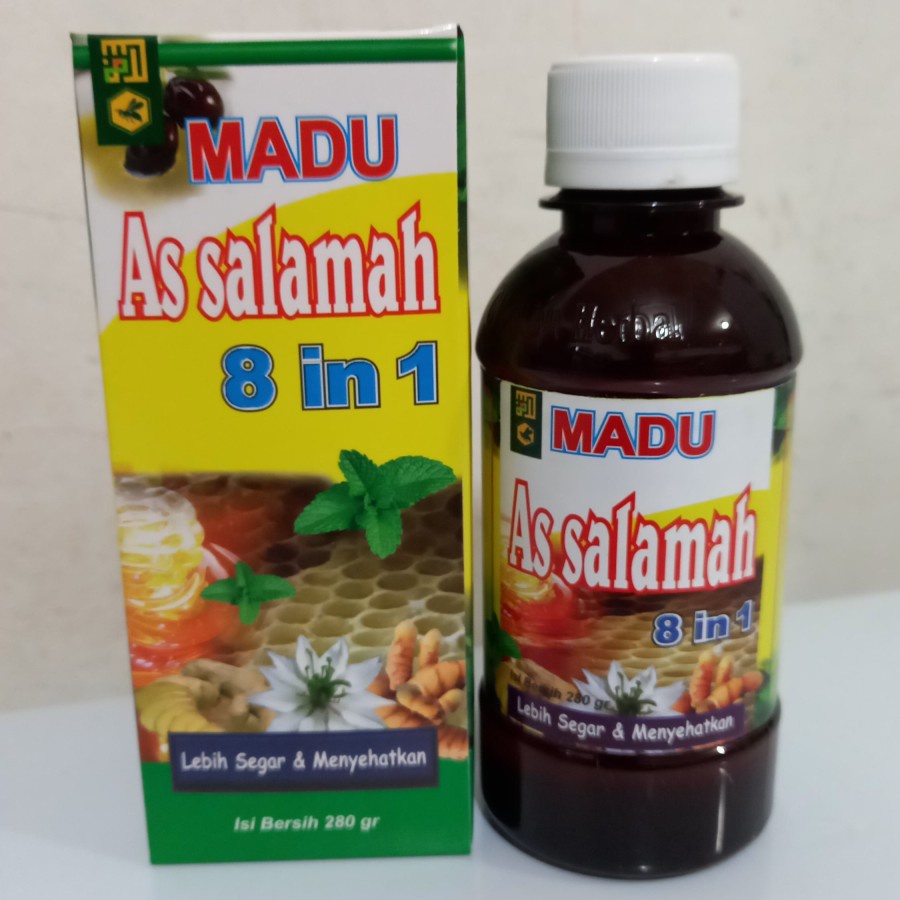 

Madu Batuk Flu Demam Stamina As Salamah Assalamah 8 in 1 8in1 Multi Vitamin