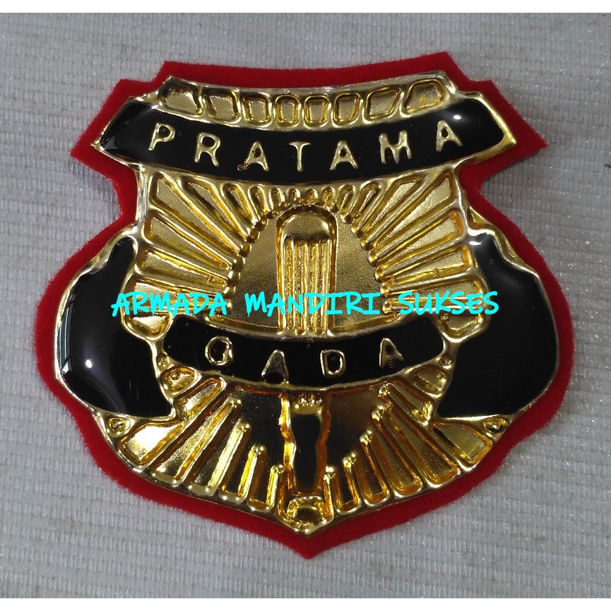 Pin Gada Satpam 6 cm - Pin Gada Satpam Baru