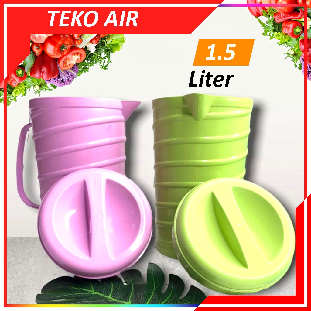 Teko Plastik Tempat Air Minum Water Jug Ukuran 1,5 Liter Model Ulir - Teko Air 1.5 Liter