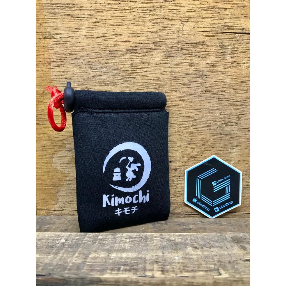 Authentic Kimochi Pouch Sleeve Mod Case Vape Bag Soft Black vapor