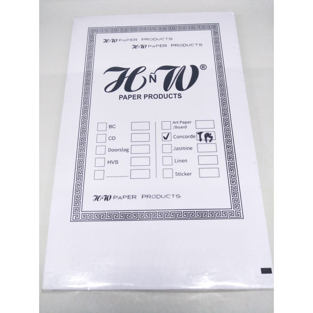 

KERTAS CONCORDE 90 GSM UKURAN FOLIO - ISI 50 LEMBAR