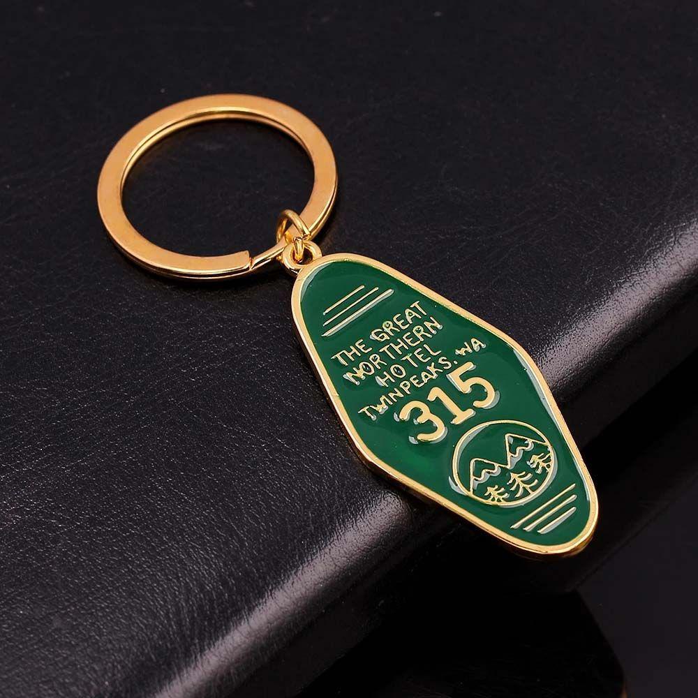 Lanfy The Great Northern Hotel Fans Gift The Overlook Gantungan Kunci Hotel Ker Ring TV Show Kamar Hotel237 Keyring