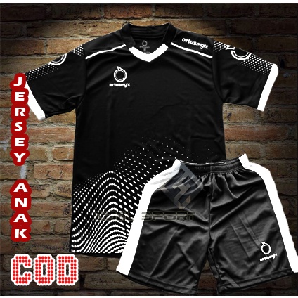 Baju Jersey Kaos Olahraga Futsal Bola Stelan Anak Laki laki perempuan Bisa Untuk Futsal Bola Badminton Volly