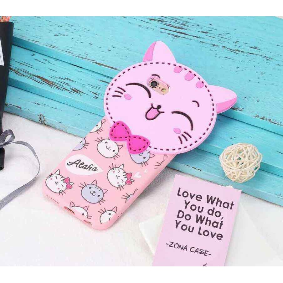 Softcase Silicon TPU 3D Tempel doraemon keropi HK Oppo F5, Xiaomi RedMi 5