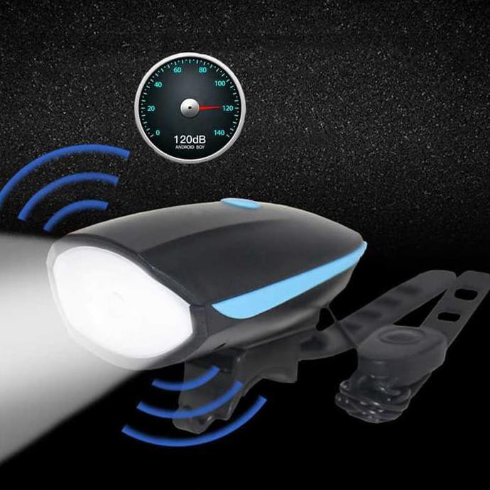 Lampu Sepeda Led Cree Xpg Dengan Klakson